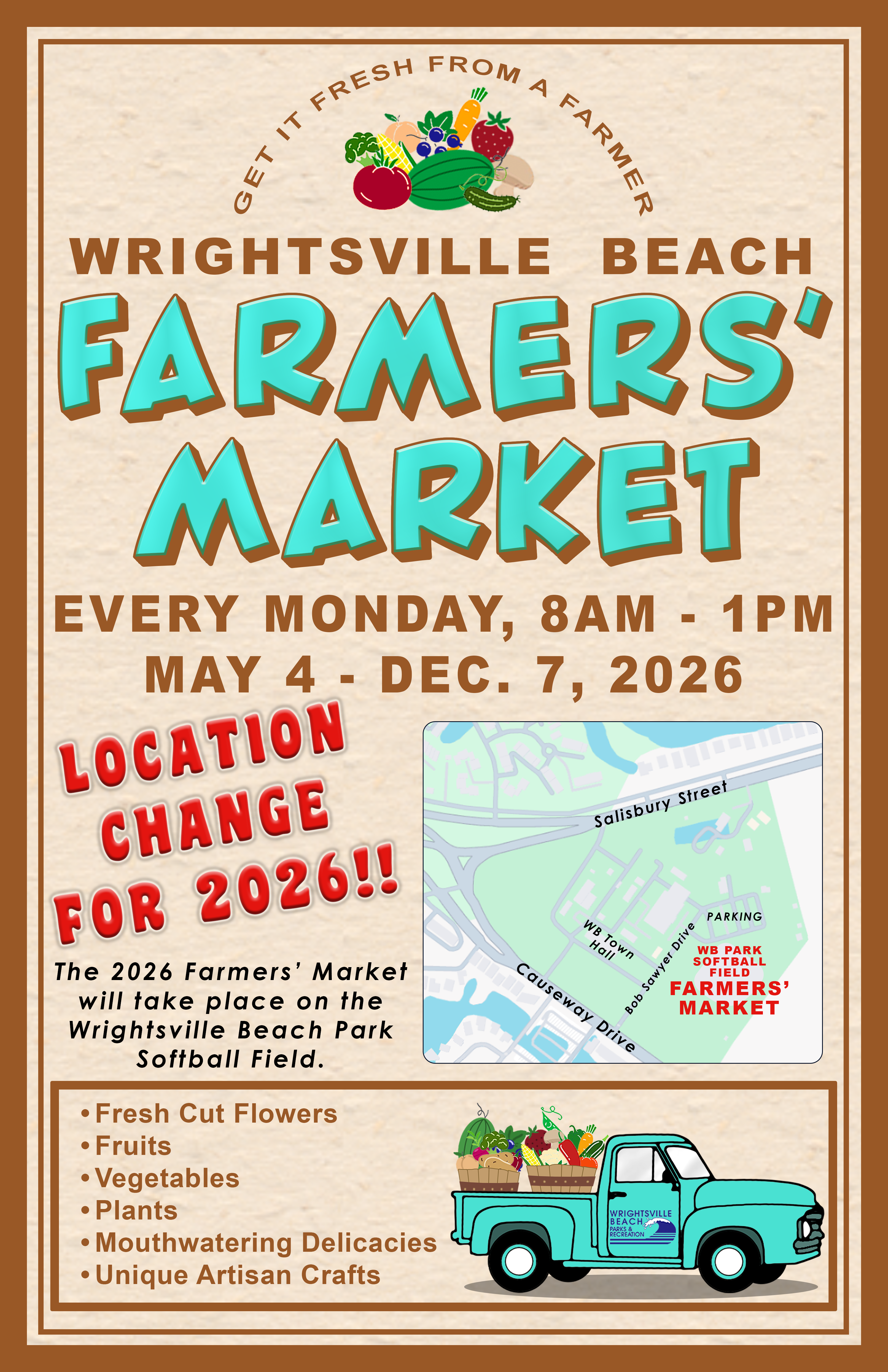 Farmers Market Poster 2026